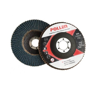 China Quality Abrasive Tools 125mm Flap Disc Grit Sanding Metal Polishing Flap Wheel